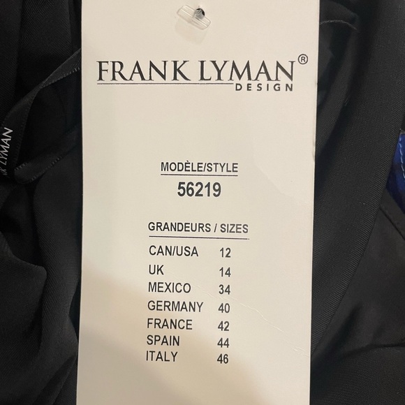 Frank Lyman multicolored animal print sleeveless maxi dress size 12 NWT - Picture 6 of 7